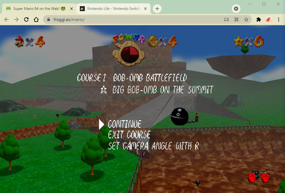 You Can Play Super Mario 64 In Your Browser