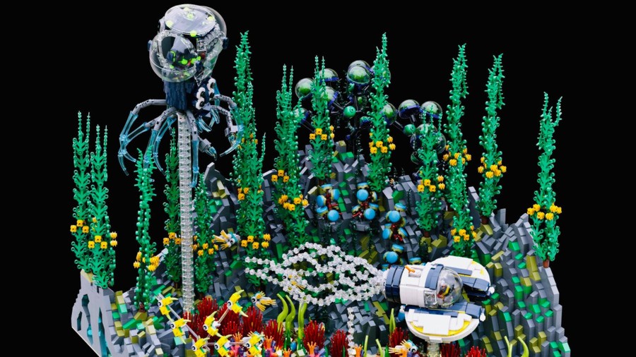 Lead Image -- Subnautica's 4546B made in LEGO by Lysander Chau