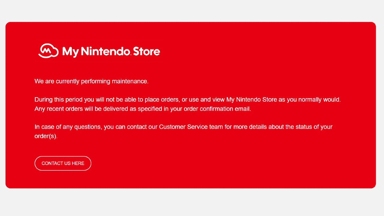 Sæt ud Dwell lur My Nintendo Store Is Back Online After Almost A Week Of Maintenance (UK) |  Nintendo Life
