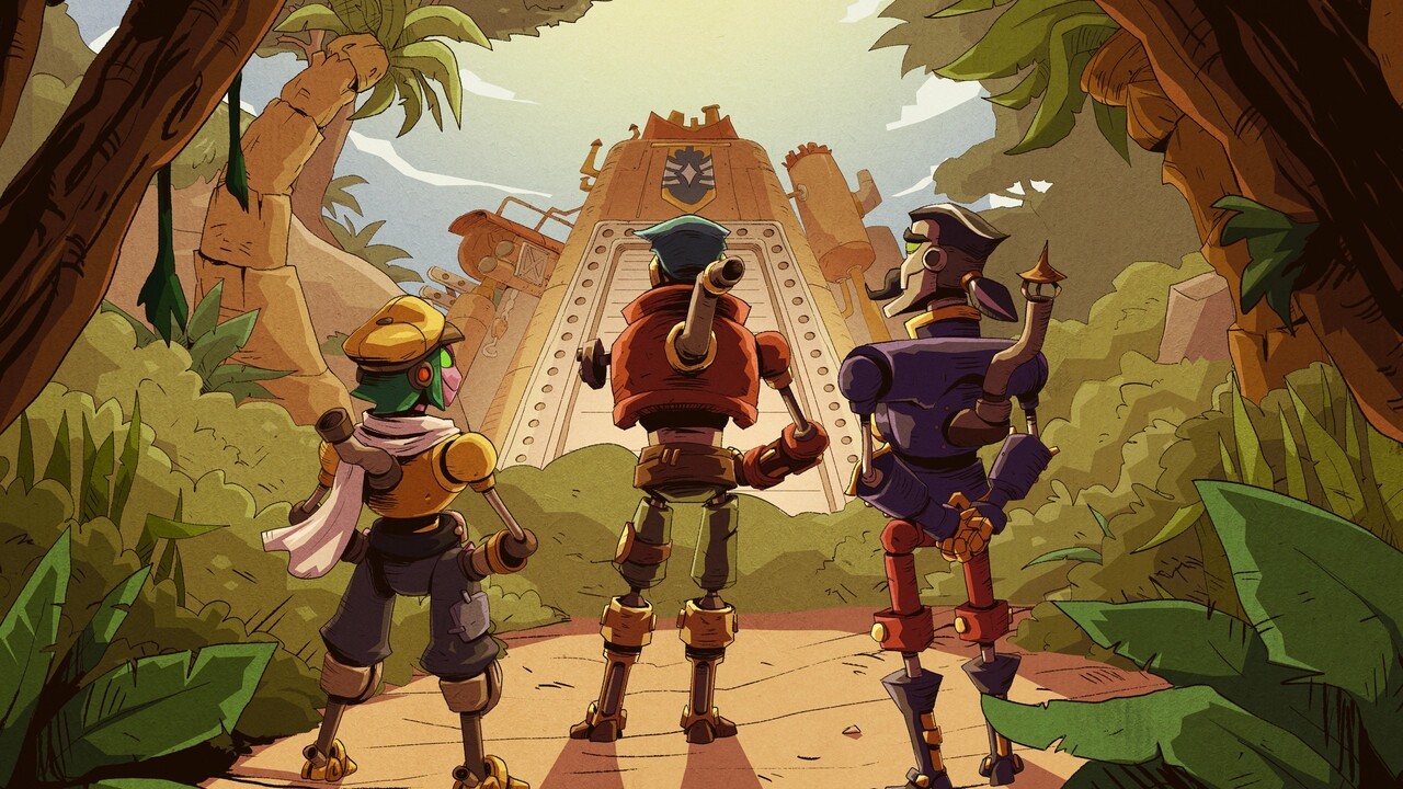 Der neue Gameplay-Trailer zu Steamworld Heist II steckt voller Missionen ...
