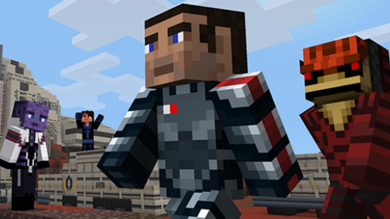 Mass Effect Arrives On The Nintendo Switch As A Minecraft Mash Up Pack Nintendo Life