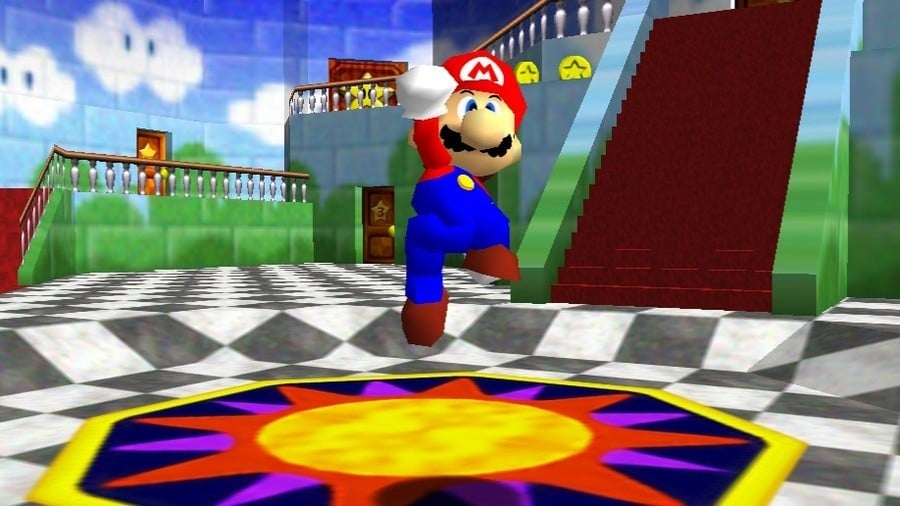 Super Mario 64 as seen in Super Mario 3D All-Stars