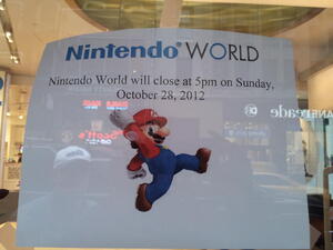 Hurricane Sandy is clearly not a Mario fan
