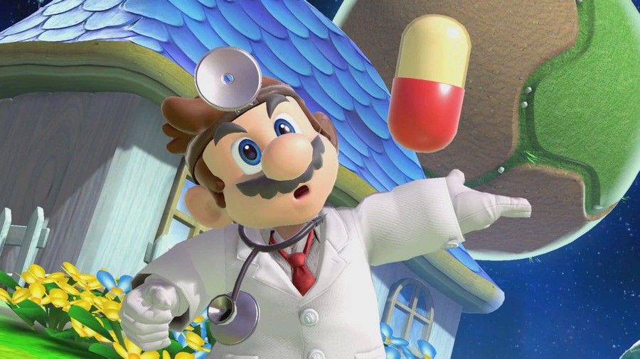 Dr. Mario as seen in Super Smash Bros. Ultimate