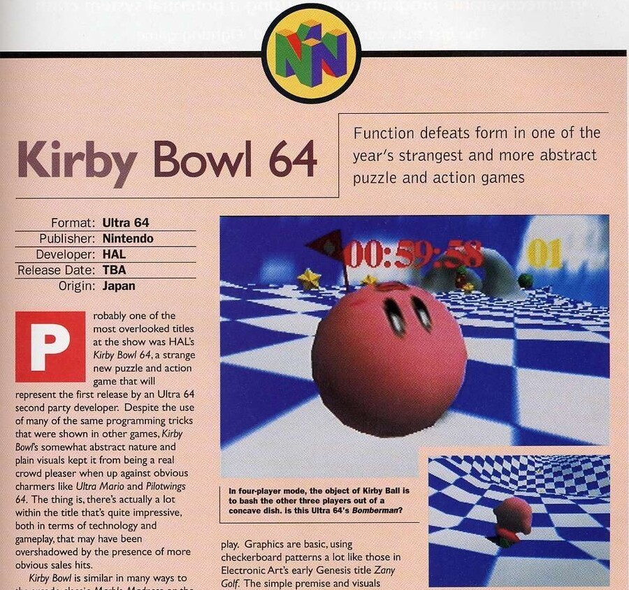 Kirby Bowl 64