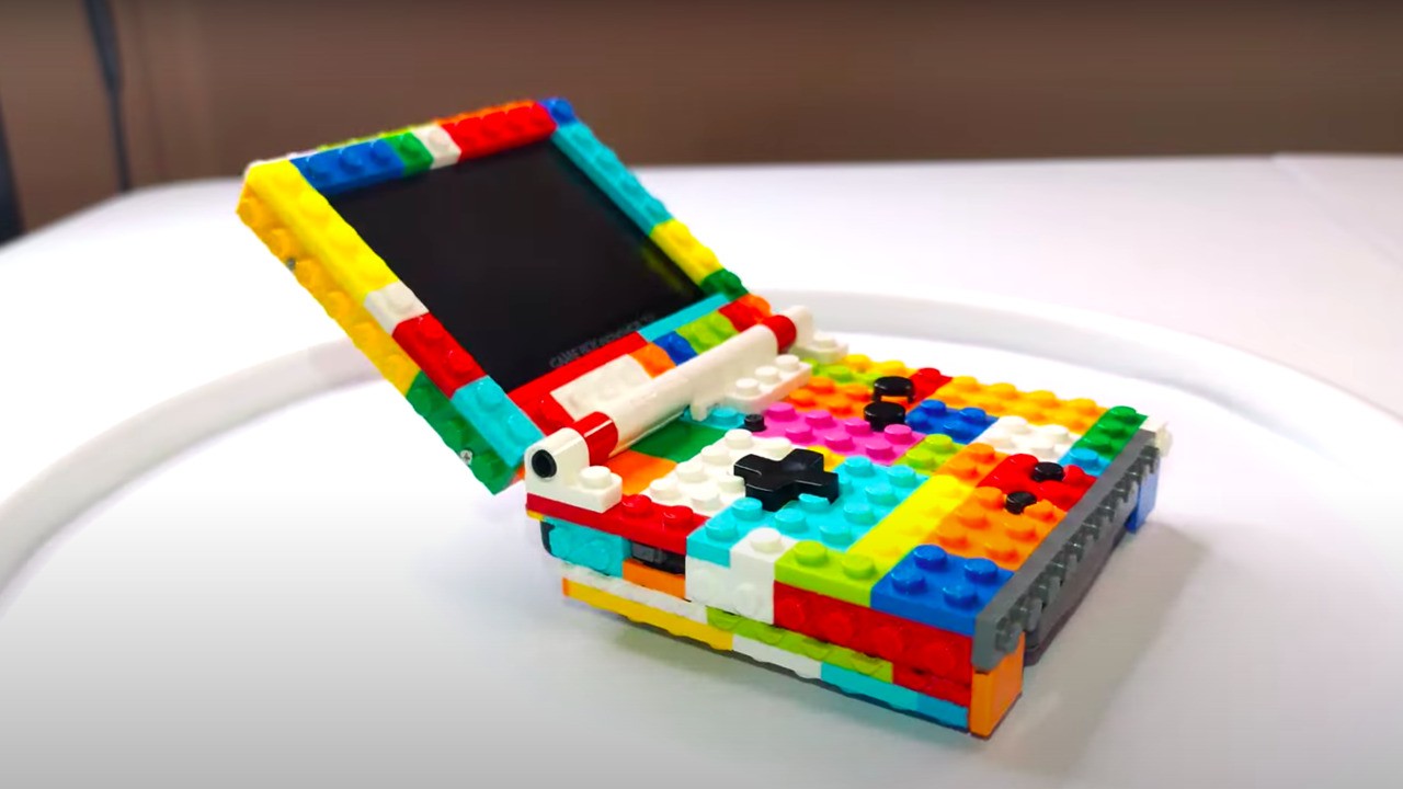 Random: Watch This GBA SP Get A LEGO Makeover