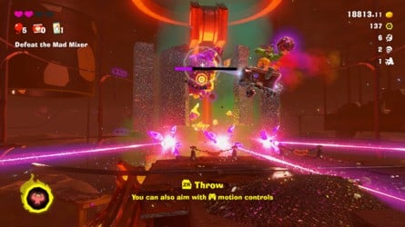 Donkey Kong Bananza Mad Mixer Canyon Layer