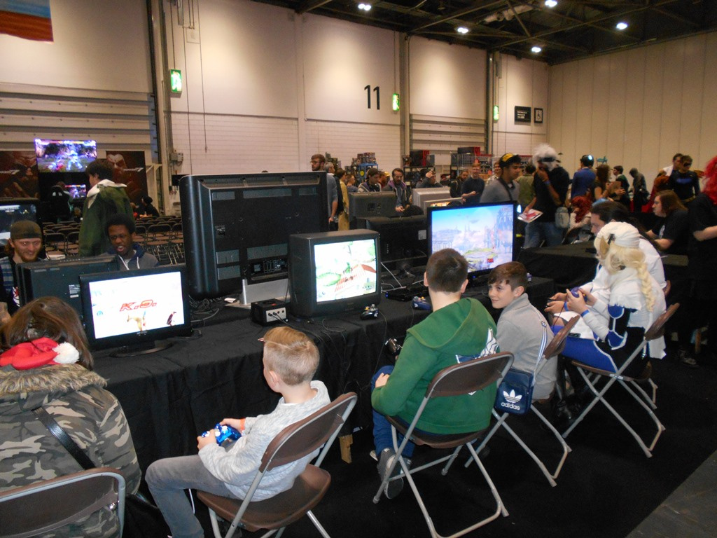 Retro gaming tournaments including Smash Bros. and Mario Kart