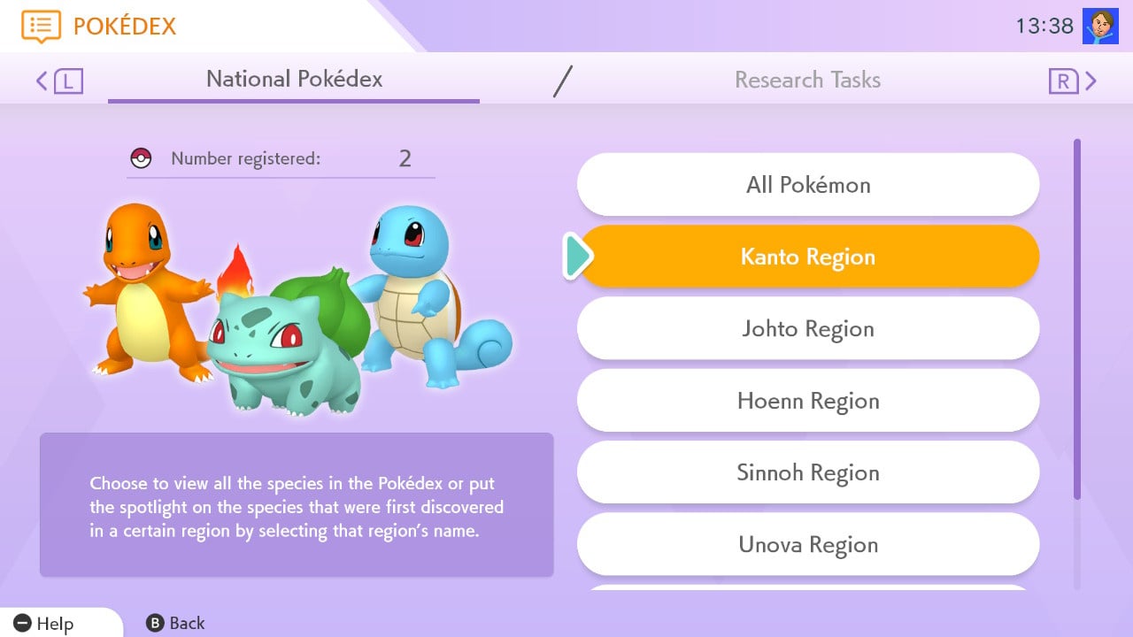 Pokémon HOME - National Pokédex