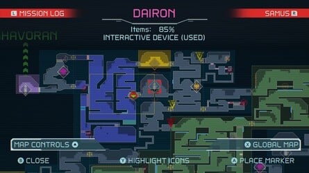 Metroid Dread Dairon Map 8