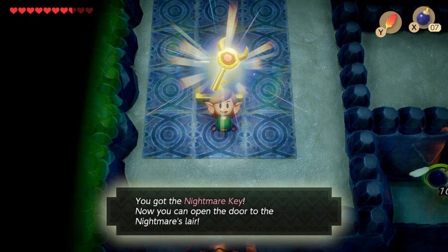 Link recieves the Nightmare Key