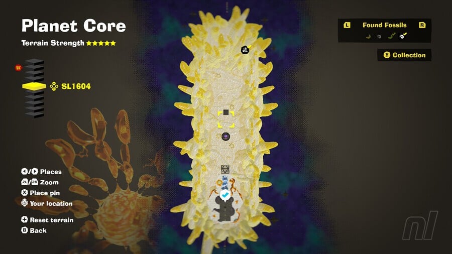 Forbidden Layer SL1604 Fossil Map