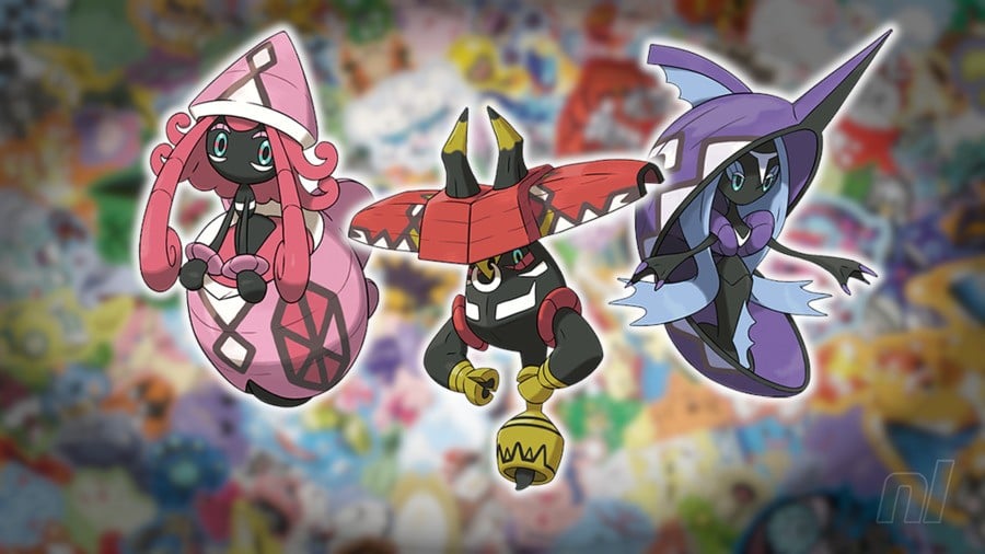 Tapu Lele #786, Tapu Bulu #787, and Tapu Fini #788