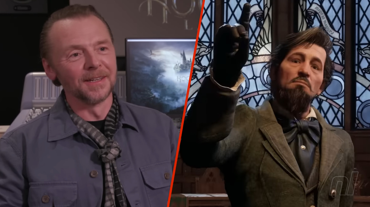 Simon Pegg is Hogwarts Legacy headmaster as game tops Steam charts