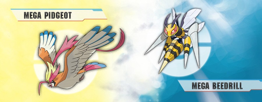 Mega Pidgeot and Mega Beedrill En