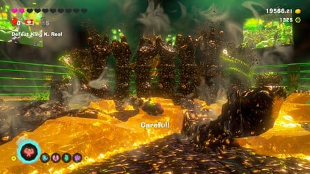 Donkey Kong Bananza King K. Rool Planet Core Boss