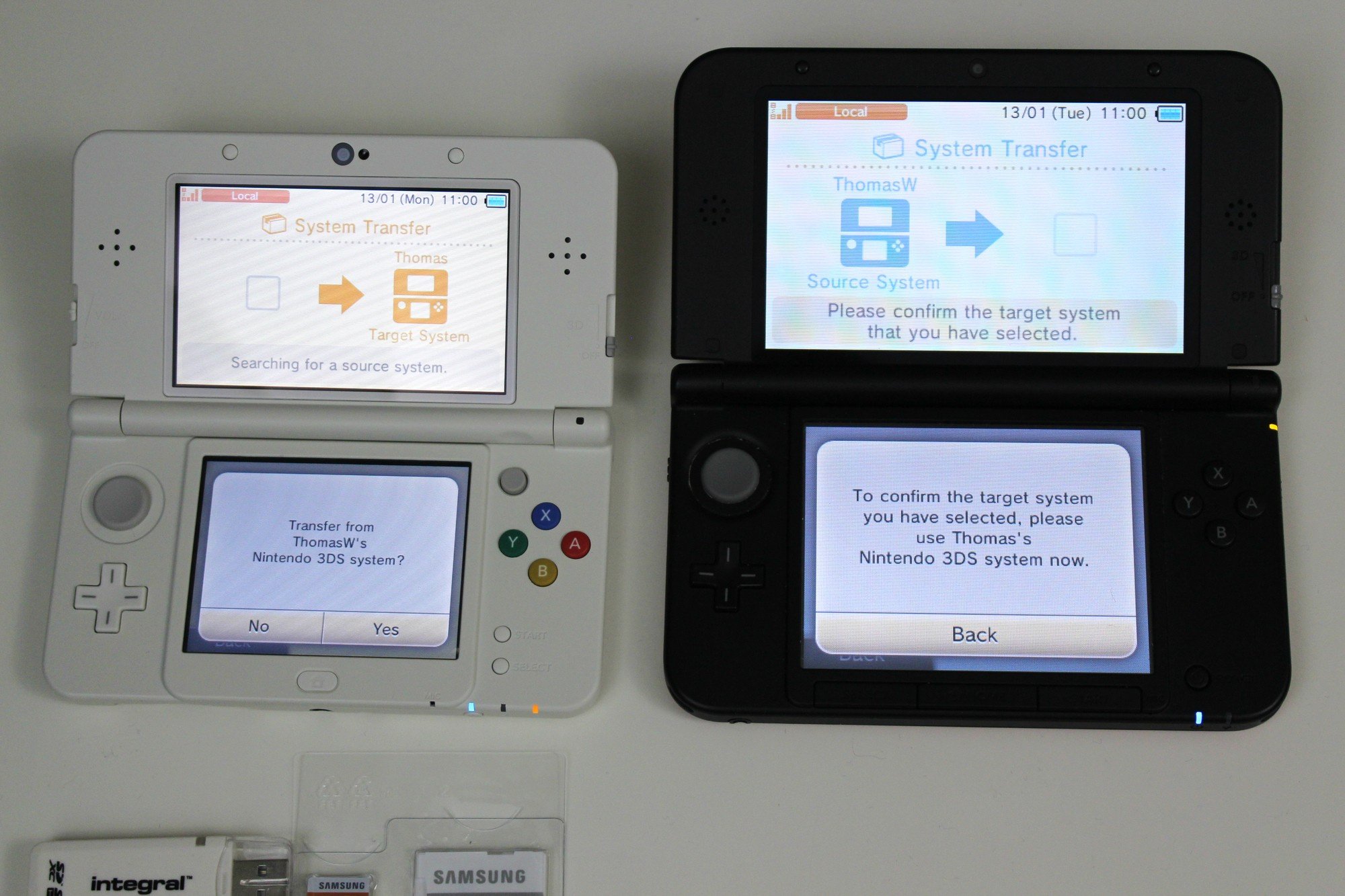 transfer to 3ds s