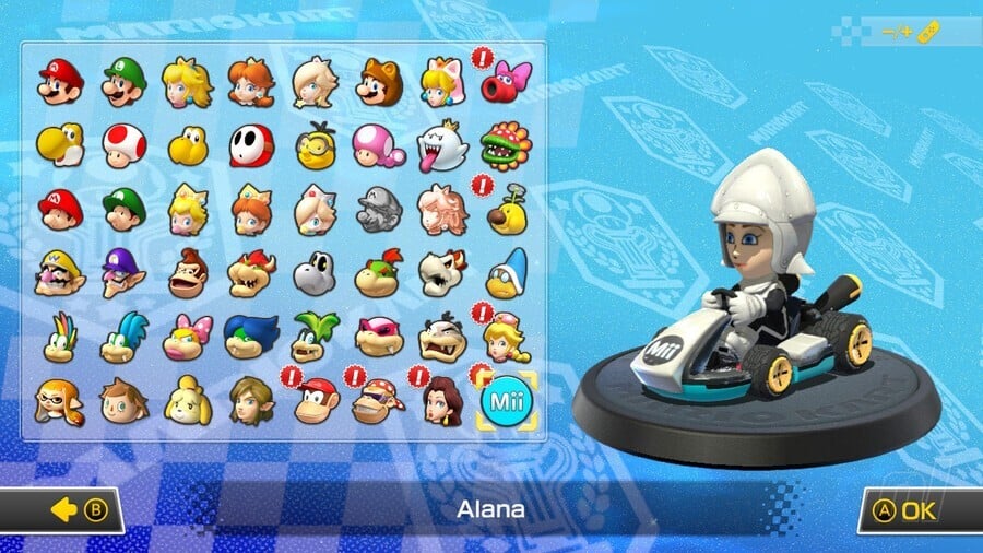 Mario Kart 8 Deluxe Booster Course Pass Wave 6 Mii Costume - Blooper Suit