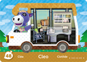 Cleo amiibo card