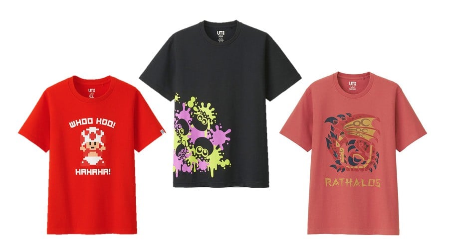 Uniqlo To Launch New T Shirt Ranges For Splatoon Mario Monster Hunter And More Nintendo Life