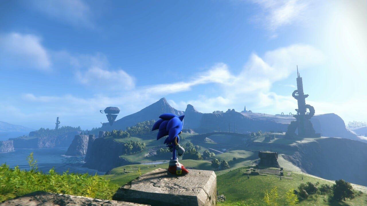 I really wish Sonic Frontiers had these modded physics