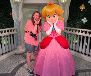 and look, there's the Princess herself! If you ask nicely, she may even take a photo with you
