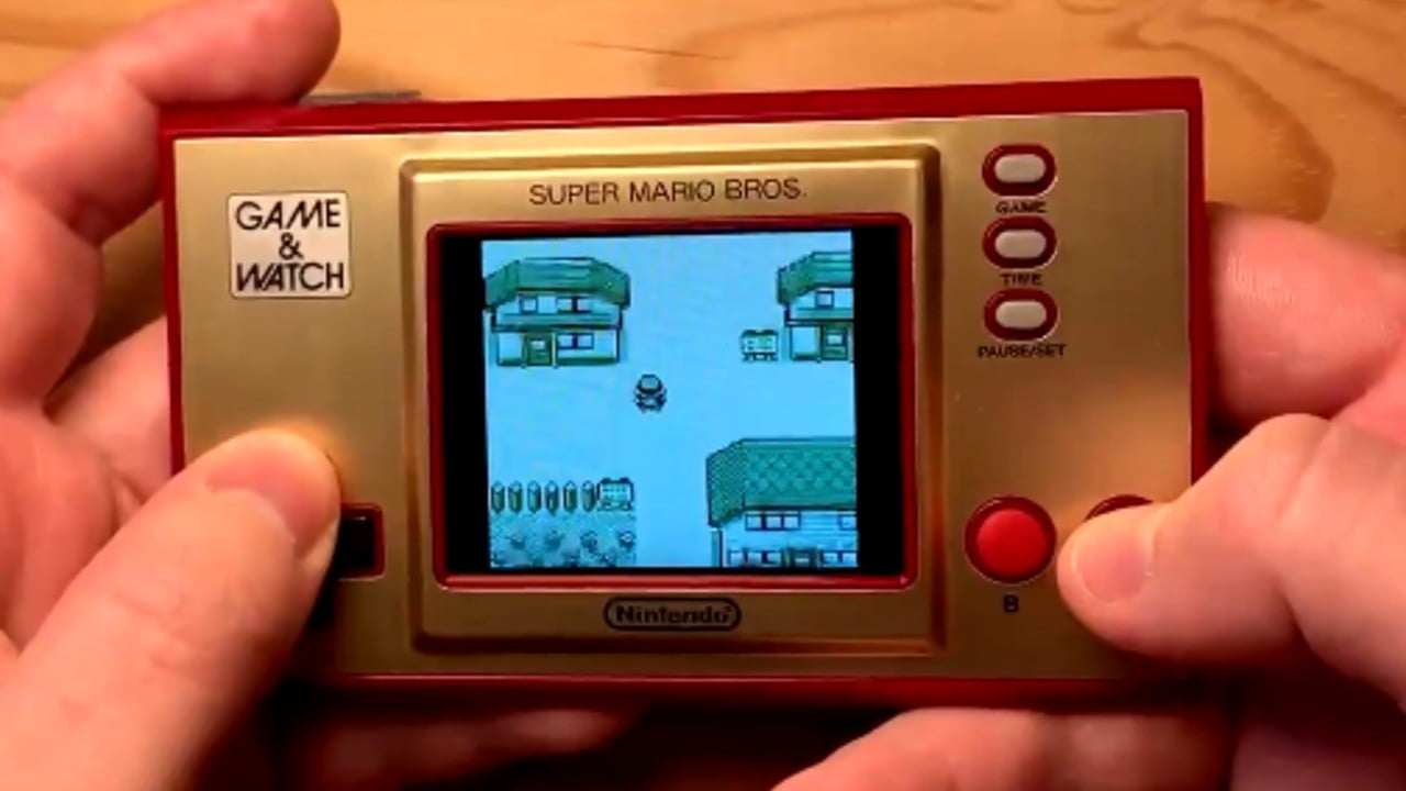 nintendo game and watch super mario bros