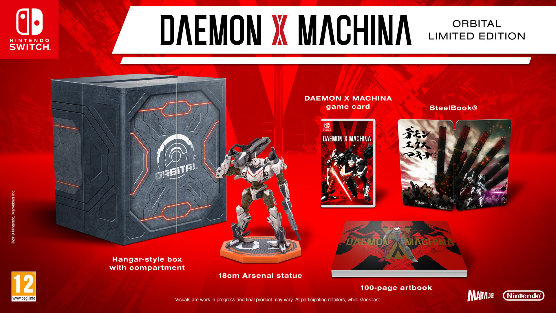 Daemon X Machina S Orbital Limited Edition Comes With A Statue Steelbook And More Nintendo Life