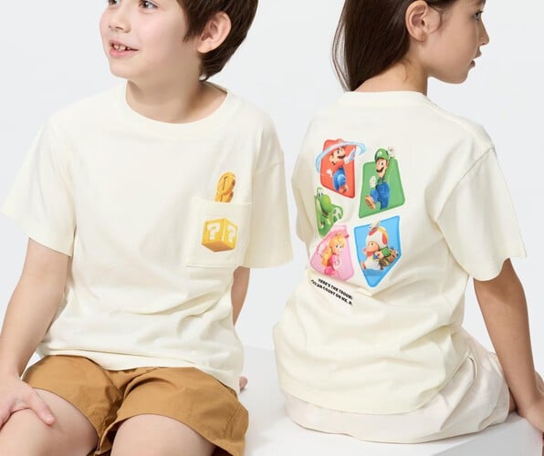 Mario Galaxy Movie Uniqlo