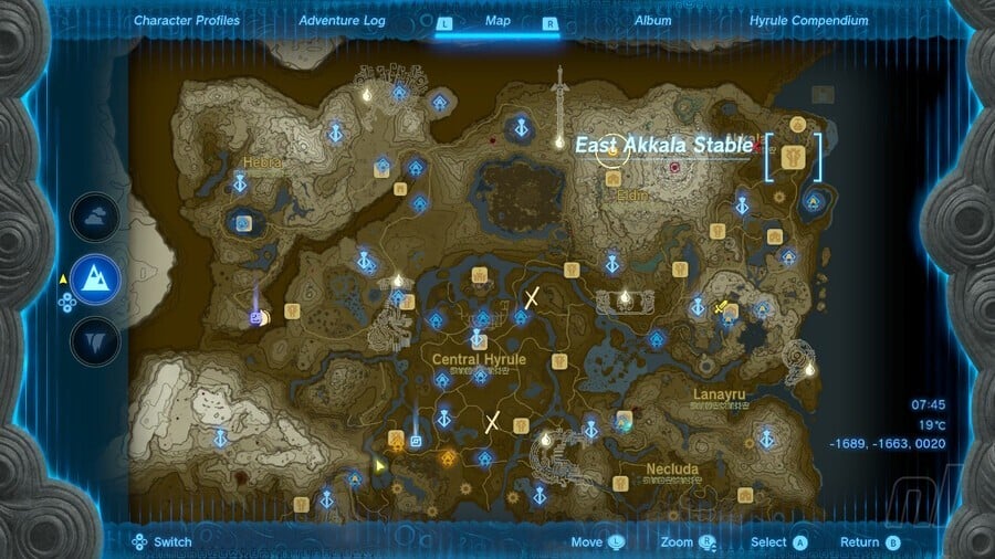 All Stable Locations
