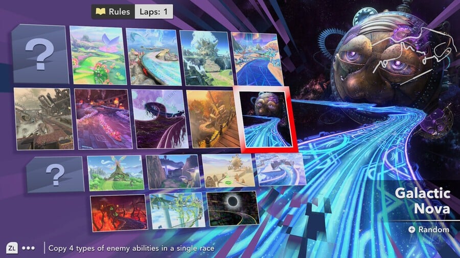 Kirby Air Riders Air Ride Track