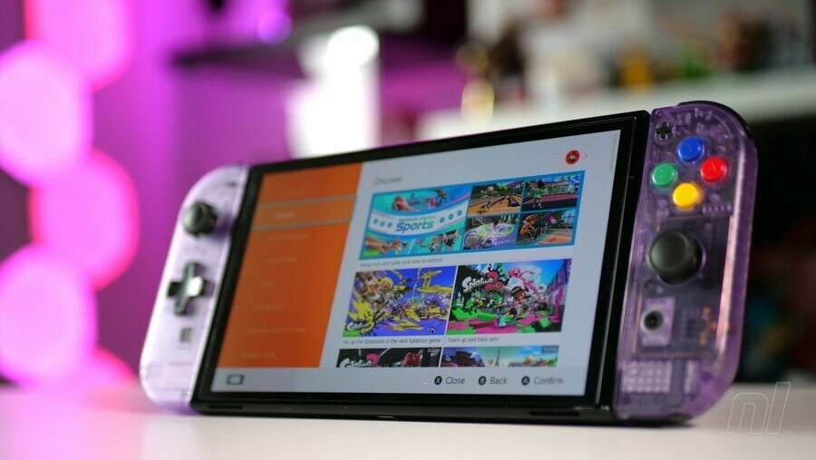 Nintendo Switch eShop sayfası