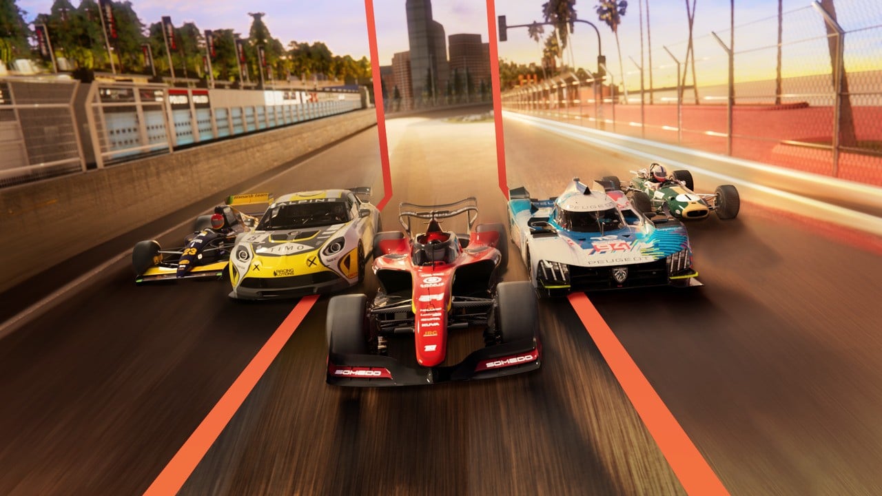 Motorsport Eras Collide In 'Hot Lap Racing', Speeding Onto Switch This July