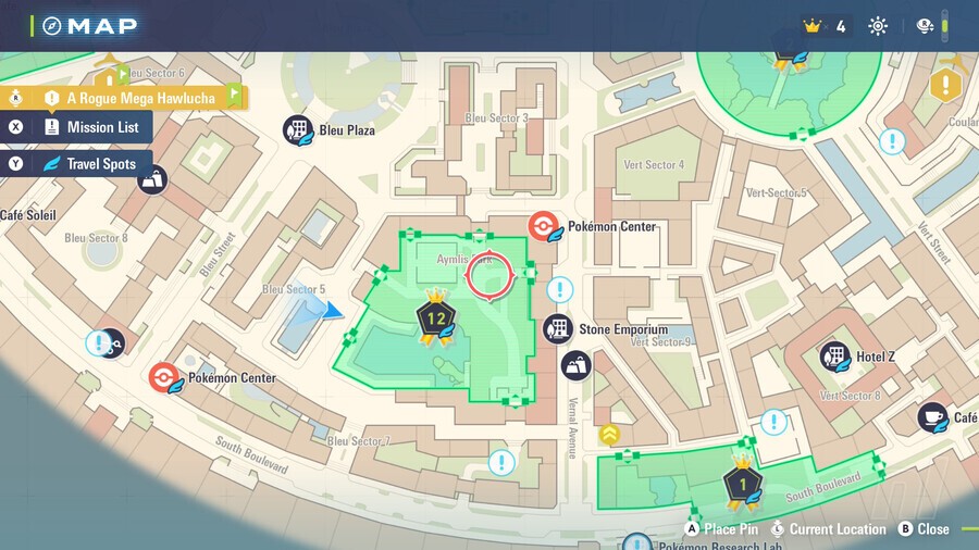 Pokémon Legends: Z-A - Wild Zone 12