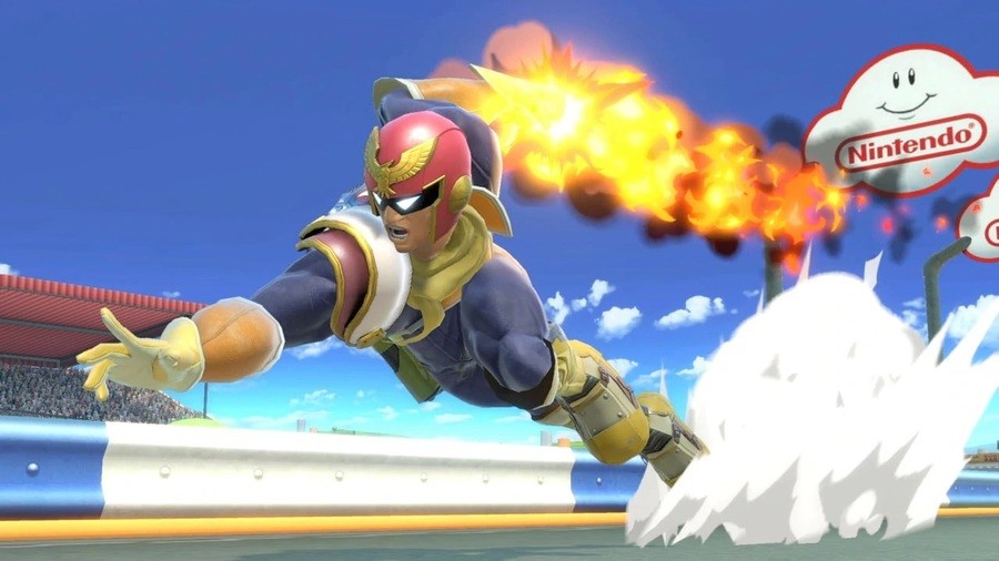 Captain Falcon as seen in Smash Bros. Ultimate