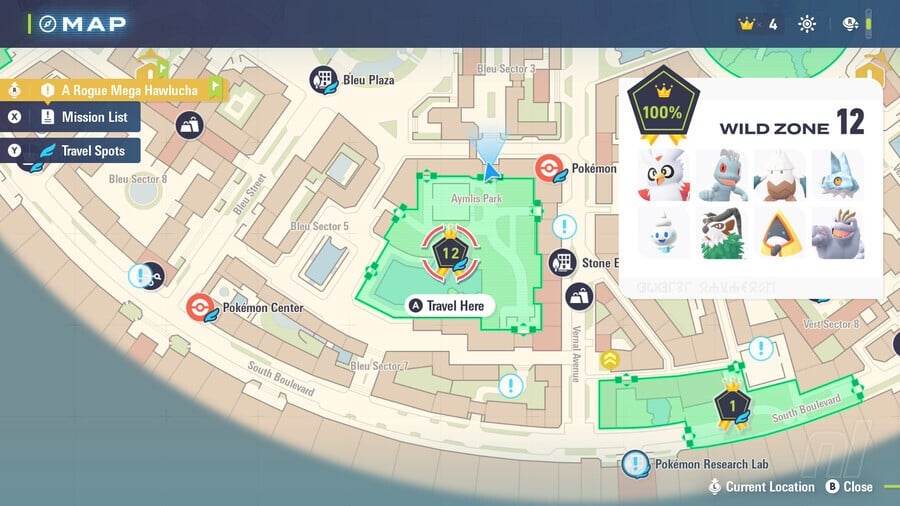 Pokémon Legends: Z-A - Wild Zone 12