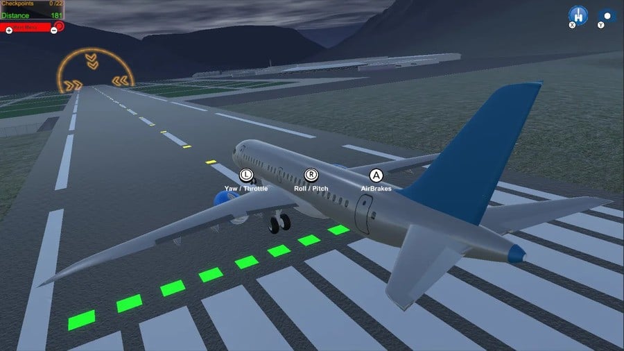 Simulador de vuelo fácil