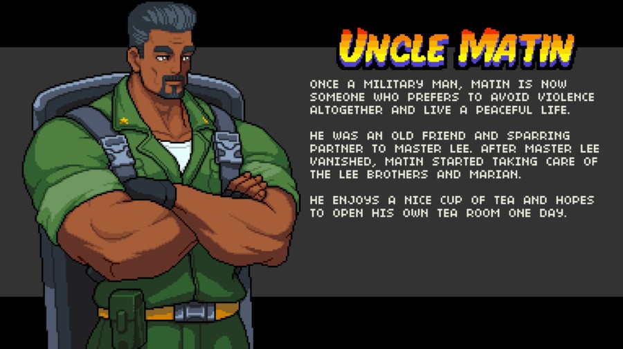 Double Dragon Gaiden Unlockable Characters and Bios
