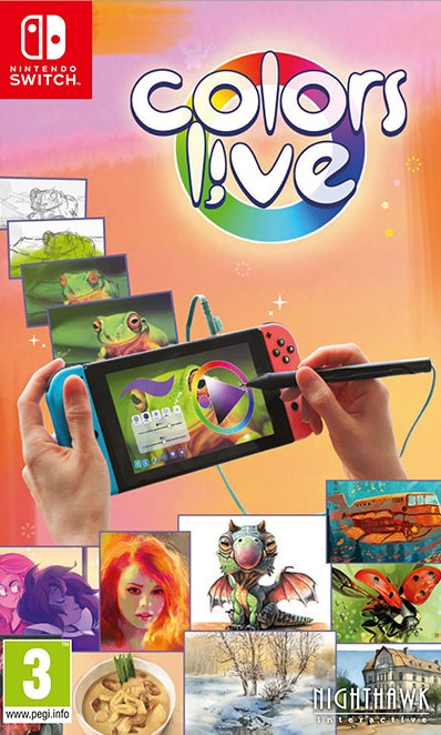 Colors Live: Nintendo Switch como uma tela para amantes do desenho