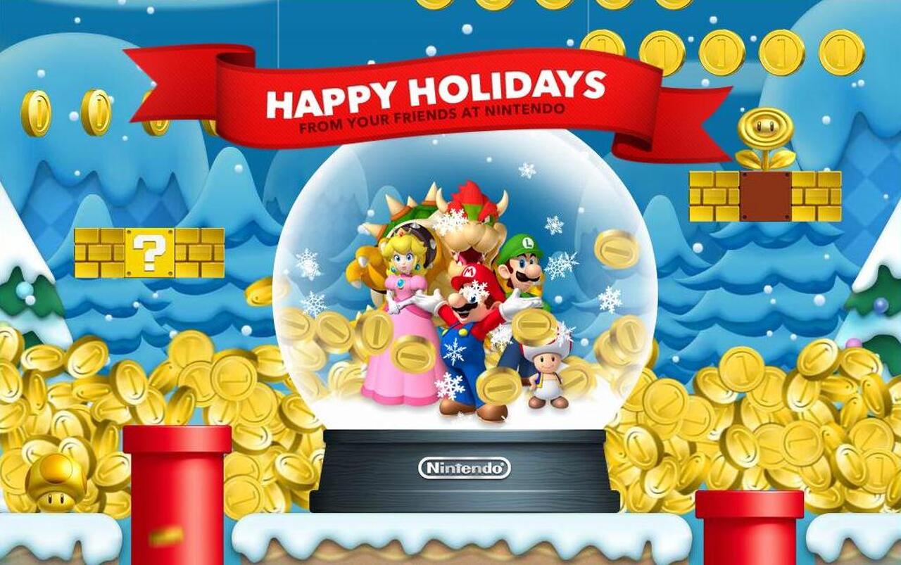 Nintendo Christmas Card