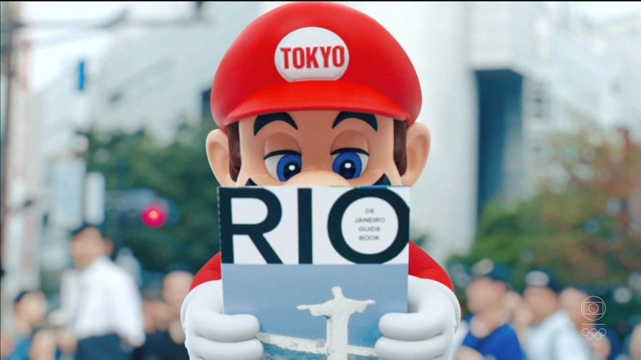 The Super Mario brand was prominent in the Tokyo handover at the Rio Olympics closing ceremony