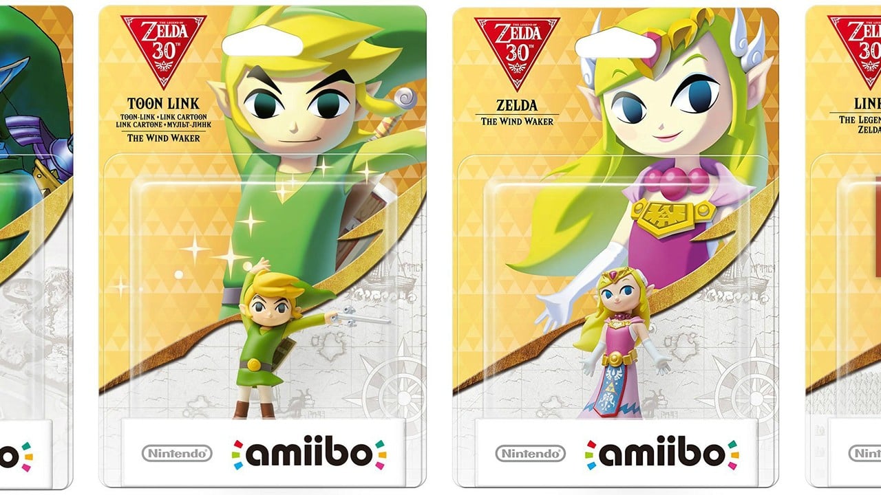  Nintendo Toon Link/Zelda : The Wind Waker amiibo 2-Pack -  Nintendo Wii U : Video Games