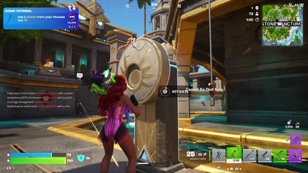 Hidden Chamber in Stone Sanctum in Fortnite