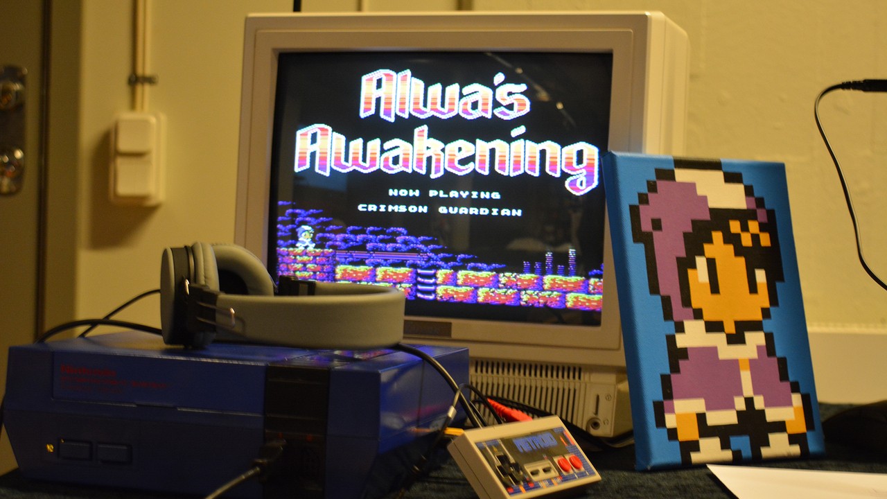 『Alwa's Awakening』の開発者はサウンドトラック全体を NES カートリッジに収録