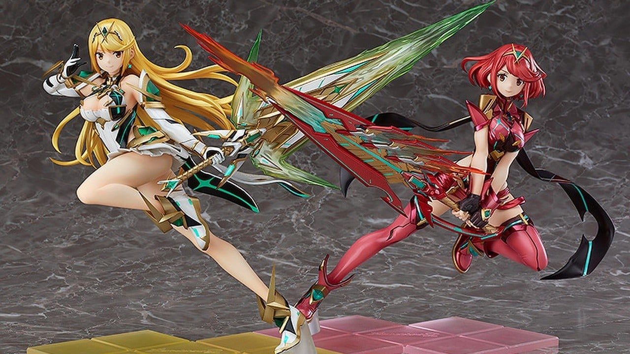 The figures of Pyra and Mythra shown in the presentation of Sakurai’s Smash are available for order