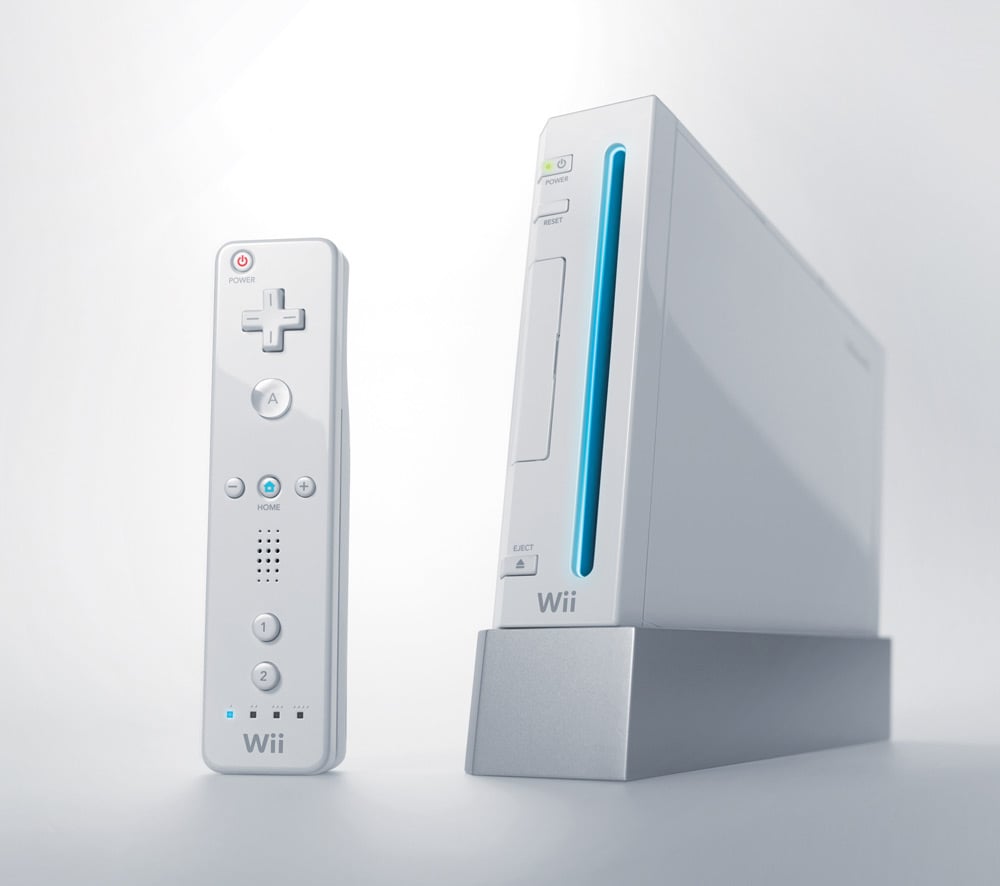 nintendo wii console back