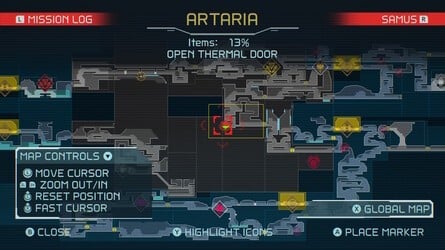 Metroid Dread Artaria Map 5