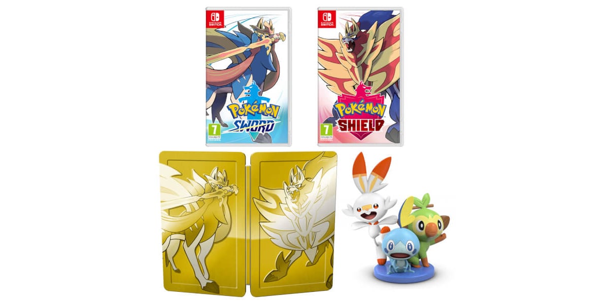 Pre order pokemon sword clearance and shield double pack