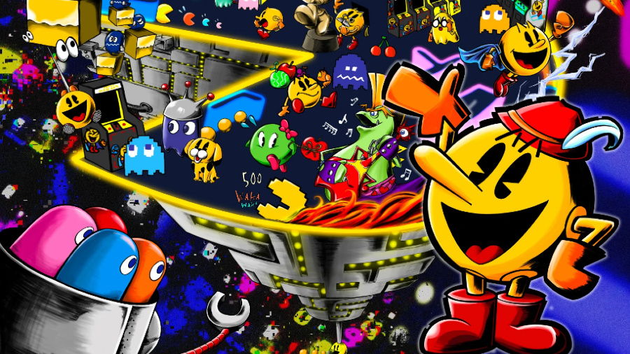 Semua Keluarga Pac-Man Memiliki Nama Yang SANGAT Berbeda Di Museum Pac-Man+