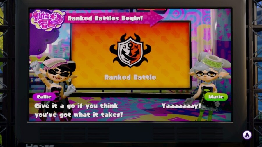 Splatoon Ranked Battle